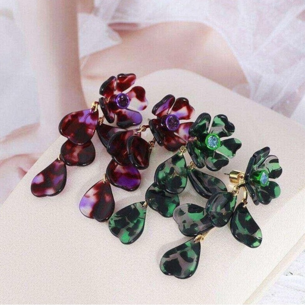 kate spade 2 pairs Petal Pusher Earrings 1 Price!!!